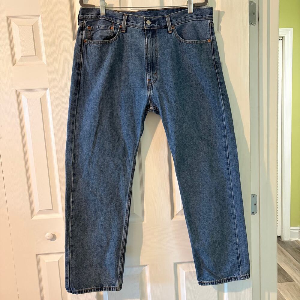 Levi's Men's Straight Jeans - Medium Blue Denim